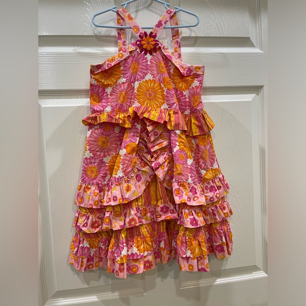 Gigi Minted Moose Girls Dress Size 6X NWOT